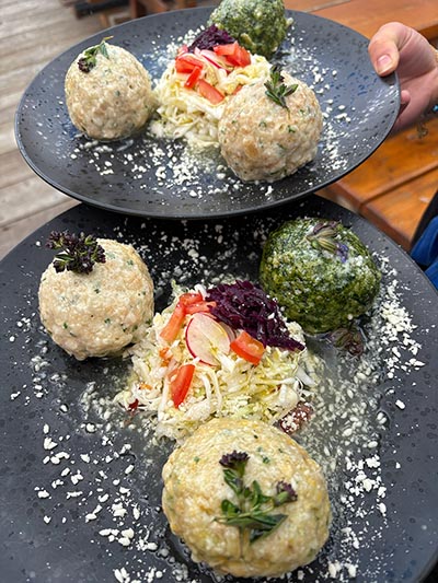 Tris di canederli