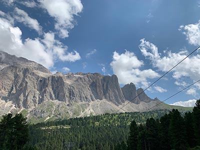 Vista sul Gruppo Sella